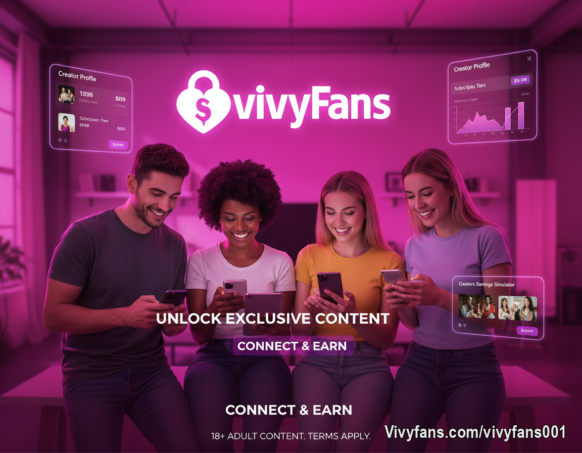 VivyFans is a modern creator platform designed to help content creators monetize their work by sharing exclusive content with their fans through subscriptions and direct engagement. The platform allows creators to build their own audience, set subscription prices, and generate income from their content in a controlled and flexible environment.  💗