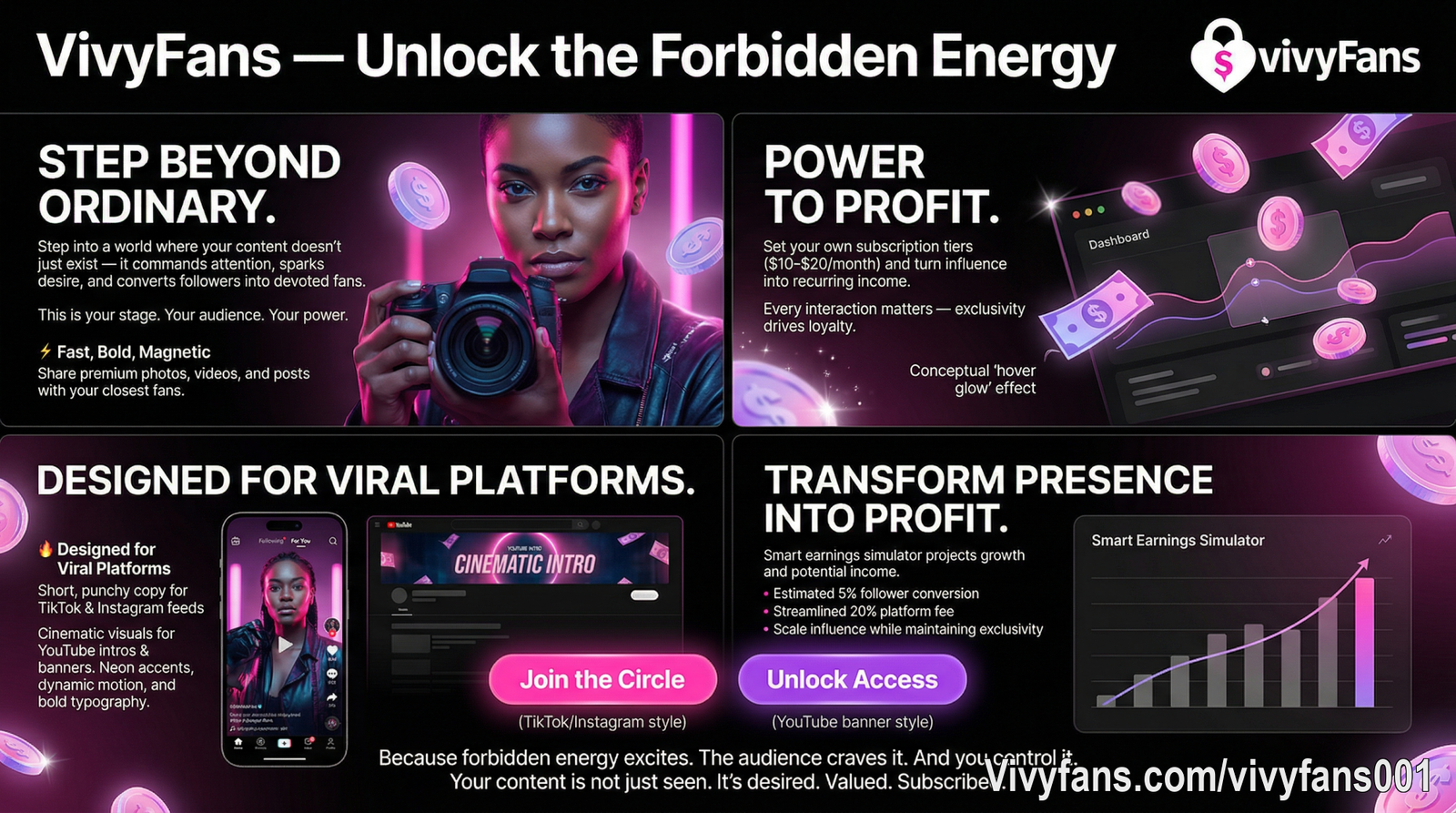 VivyFans — Forbidden Energy, Premium Access,  😘