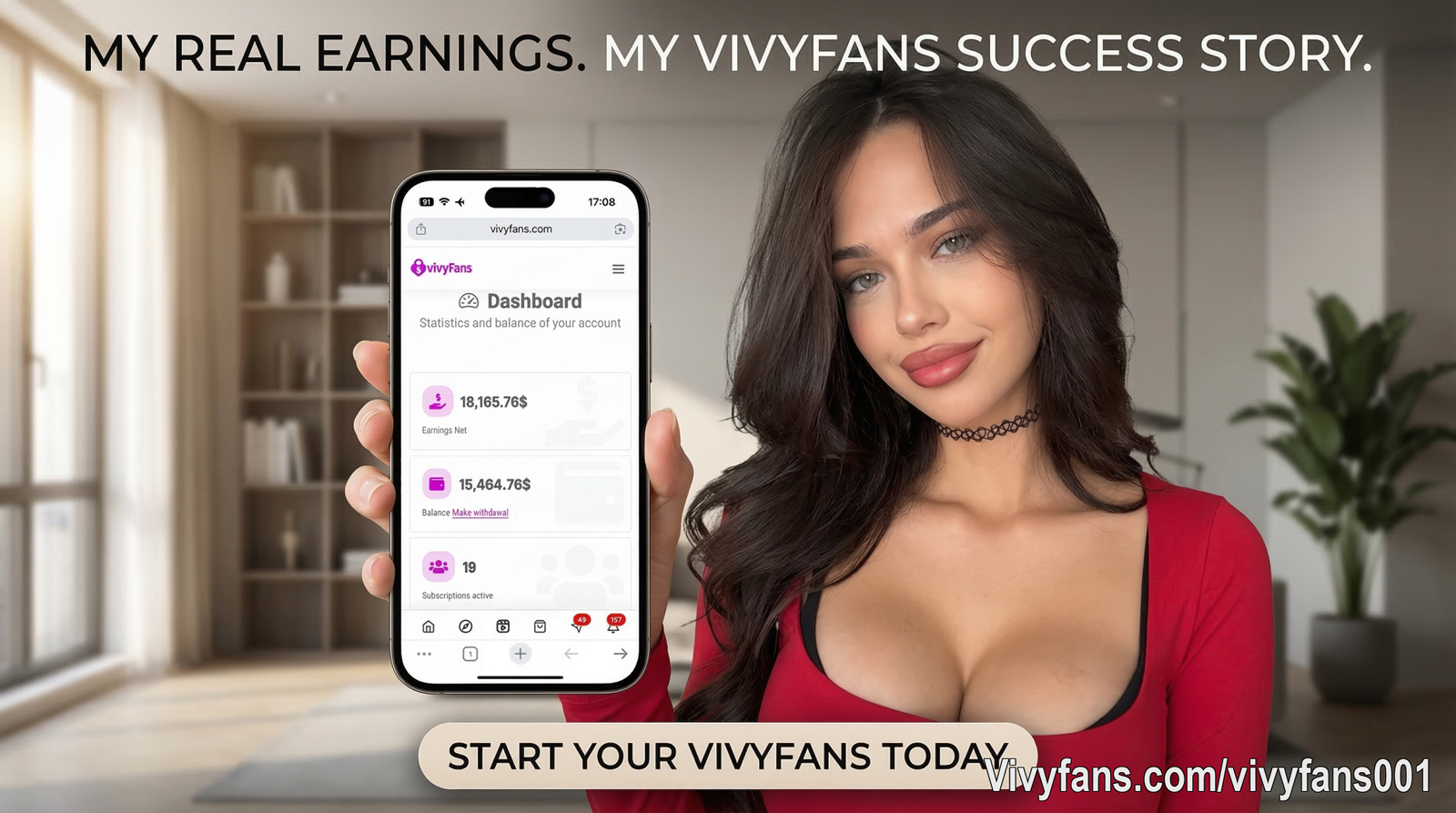 Your audience is ready. Your content deserves VivyFans